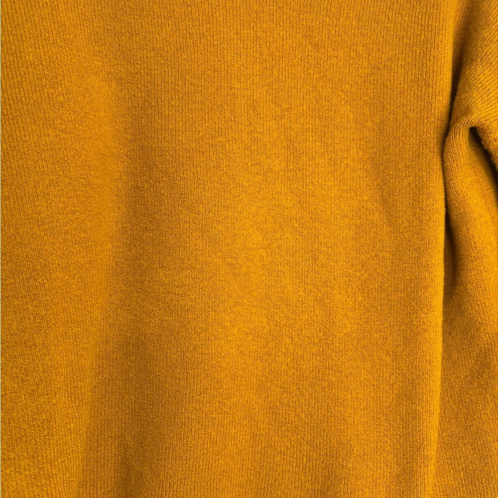Madewell Mustard Ruffle Ruffle Bell Sleeve Boat
Neck Sweater Sweater Sz Medium - Picture 9 of 12